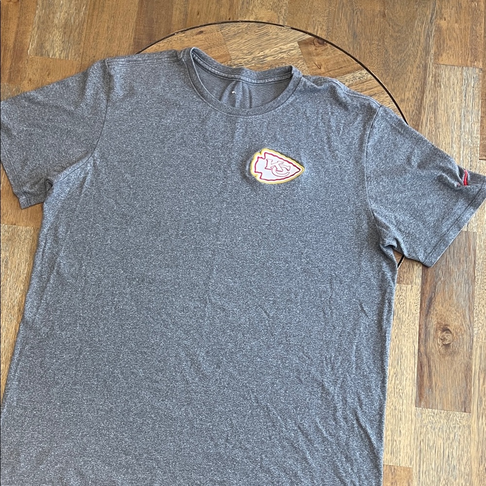 Nike Gray Chiefs Dri-Fit Short Sleeve Tee